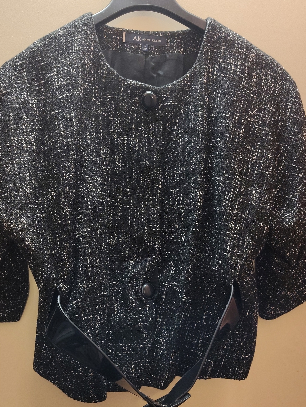AK ANN KLEIN JACKET With BELT SIZE 12